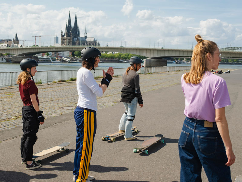 Longboard-Dauerkurs-2 Anfängerkurs Longboard